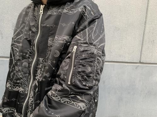 バンダナプリントブルゾンのメンズ