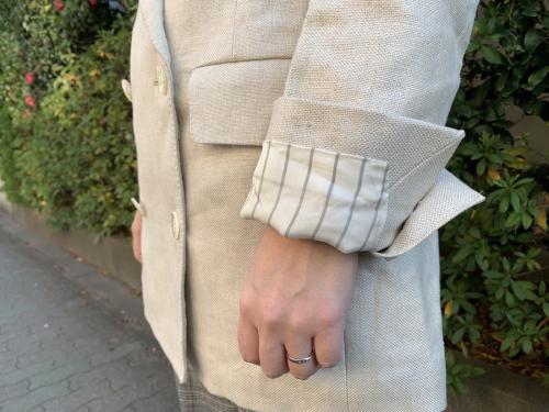 GLリネンオクサリージャケットのレディース