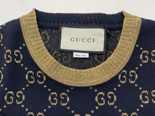 グッチのGGコットンラメファブリックニット