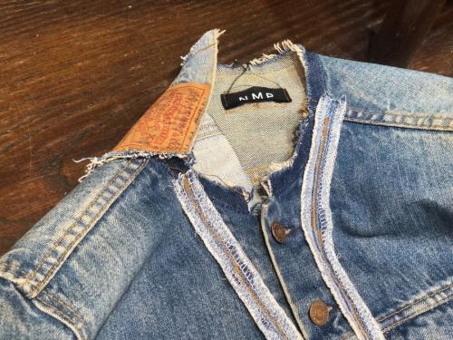 no mass prod デニムジャケット　完売品 NO MASS PROD./ノーマスプロッド】より501再構築デニム