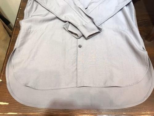 ジルサンダーのハイネックデザインロングシャツ