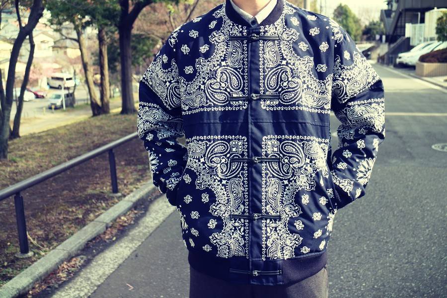 最高の品質 XX FOUR ペイズリー チャイナジャケット ジャケット・アウター