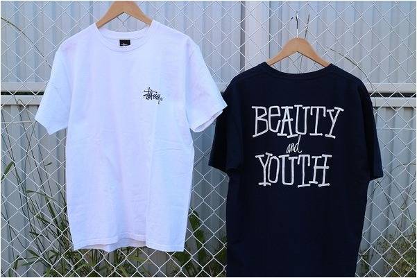 ストリート好き必見。stussy×BEAYTY&YOUTH コラボTシャツ入荷