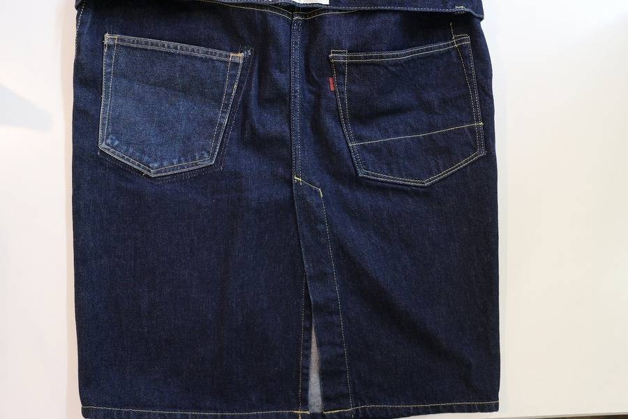 レイヤードに！GANRYU(ガンリュウ)デニムスカート[2016.11.22発行  