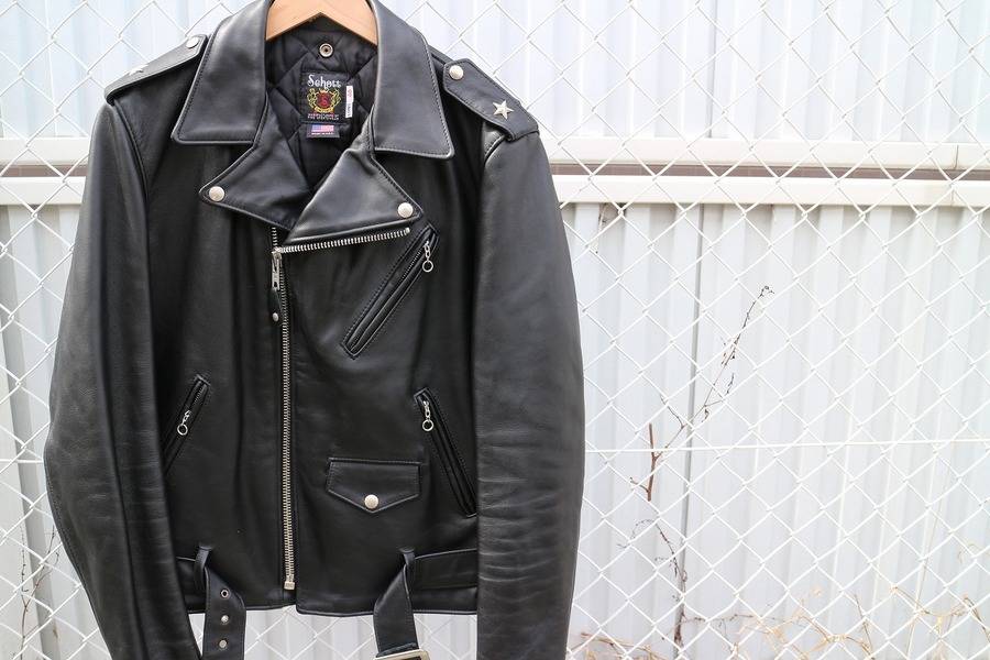 Schott ONE STAR 519 レザーライダースジャケット