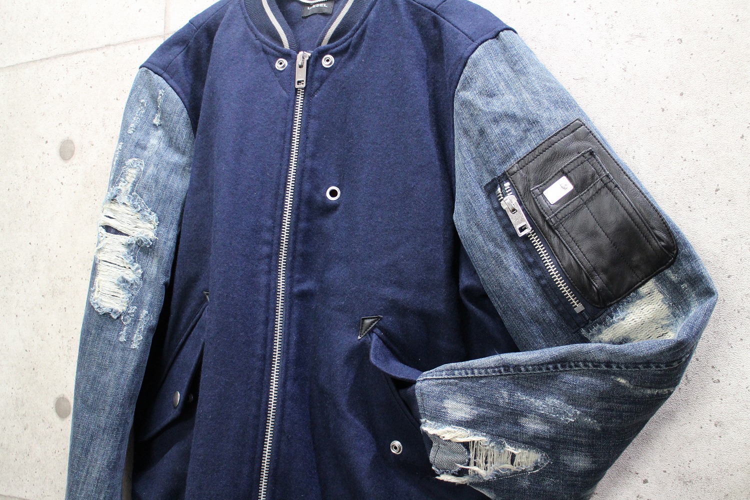 DIESEL(ディーゼル)からデニム切替MA-1入荷致しました！！[2019.01.20