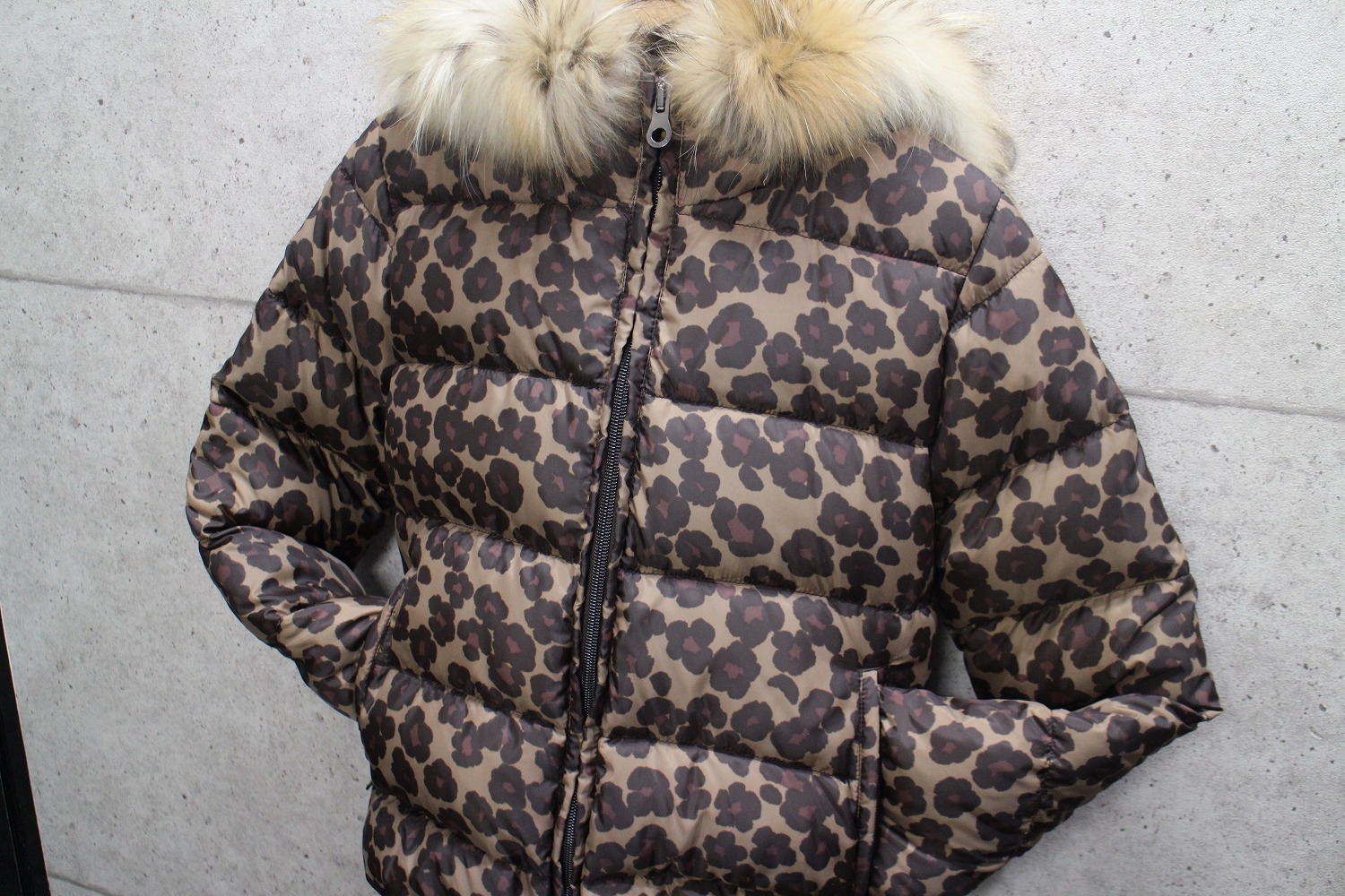 MUVEIL ミュベール レオパード柄スタジャン ジャケット 美品】MUVEIL ミュベール レオパード柄スタジャン ジャケット 日本製