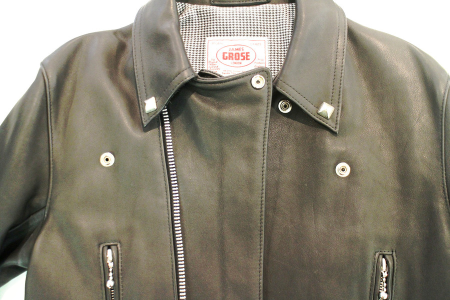 英国レザーブランド JAMES GROSEよりダブルライダースジャケット入荷 ...