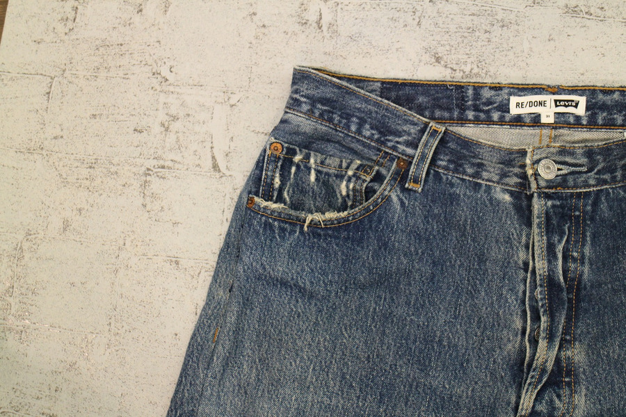 Re Done リダン のダメージ加工デニムパンツ入荷 19 06 29発行