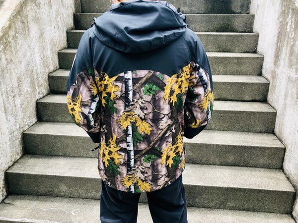 A・BATHING APE】MOUNTAIN 幅広く LIGHT JACKET 90s