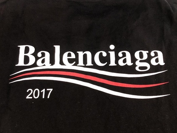 BALENCIAGA Campaign logo Tシャツ