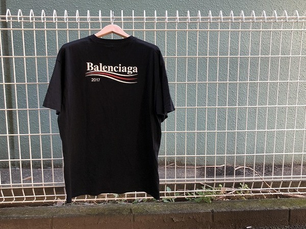 balenciaga キャンペーン　ロゴ　tシャツ