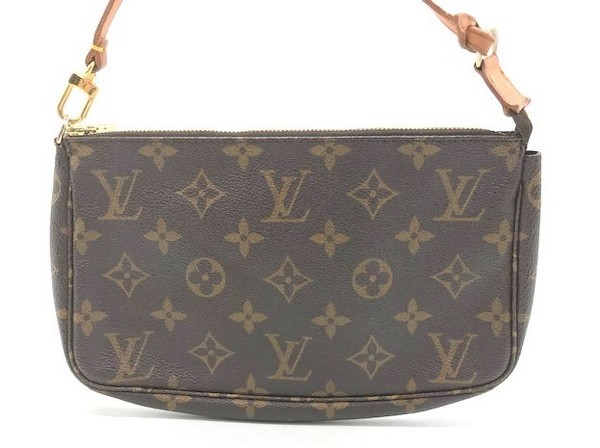 ロングストラップ付！【LOUIS VUITTON／ルイヴィトン】「ポシェット