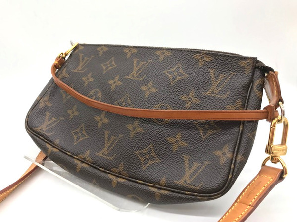 ロングストラップ付！【LOUIS VUITTON／ルイヴィトン】「ポシェット
