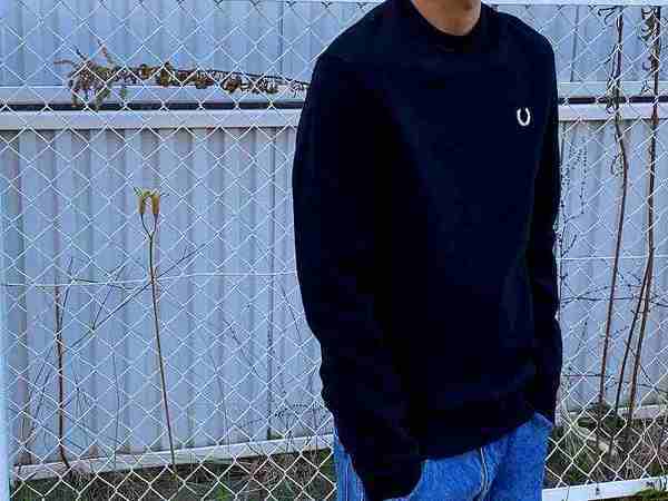 raf simons fred perry スウェット