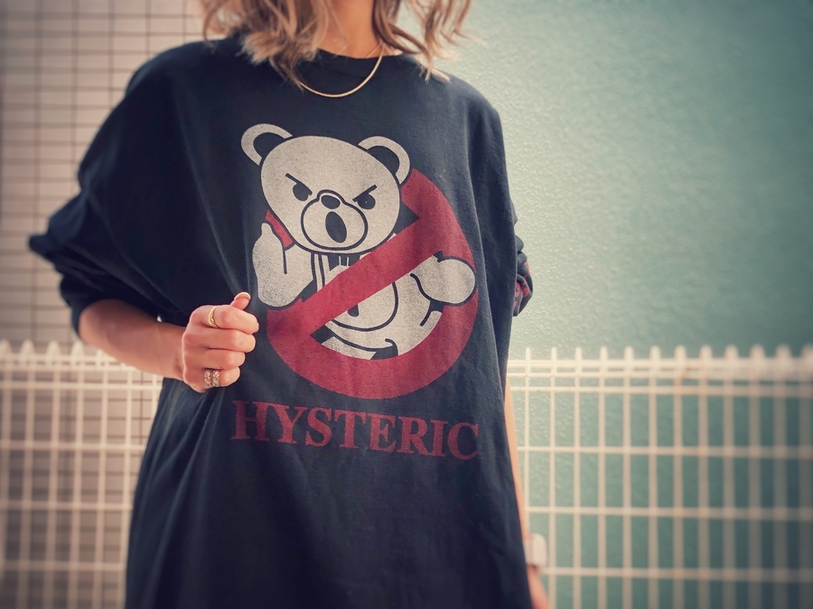 Hysteric Glamour／ヒステリックグラマー】よりBEAR BUSTERSプリント 