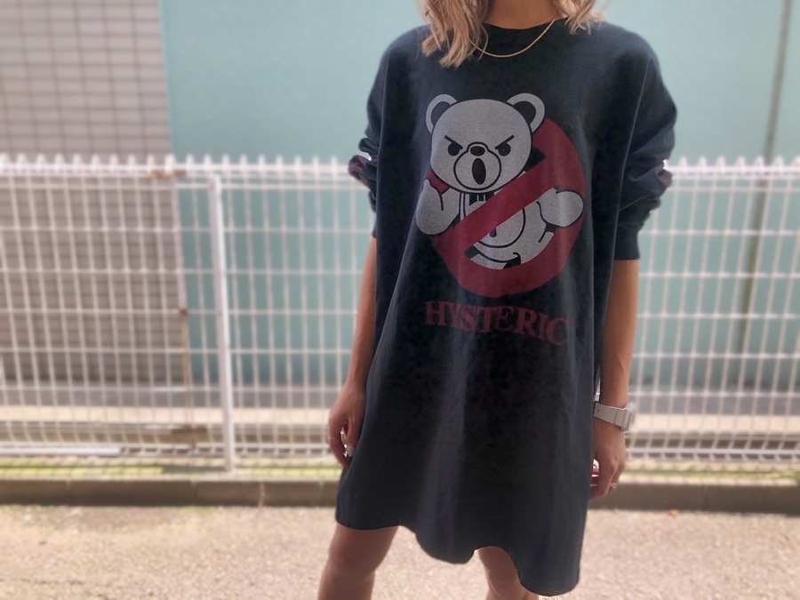 Hysteric Glamour／ヒステリックグラマー】よりBEAR BUSTERSプリントビッグTシャツご紹介。[2020.06.29発行]