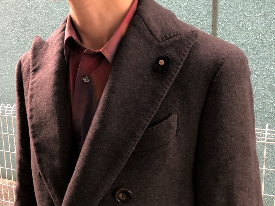 LARDINI/ラルディーニ】ウールダブルチェスターコート買取入荷[2020.11