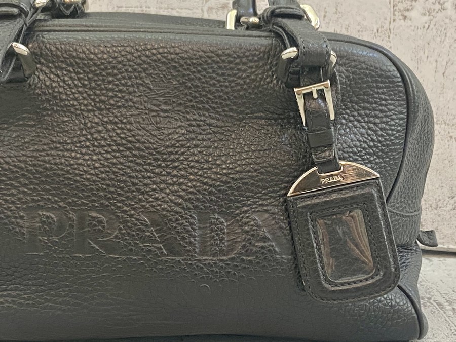 買取強化ブランド【PRADA／プラダ】ロゴレザーボストンバッグ買取入荷