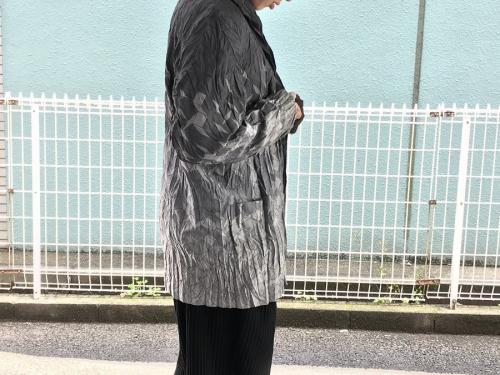 希少　A-POC ISSEY MIYAKE ワッシャーシワ加工　コート　花柄 希少A-POC ISSEY MIYAKE ワッシャーシワ加工コート花柄