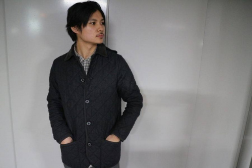 マッキントッシュのキルティングジャケット