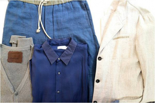 リネンのレーヨン