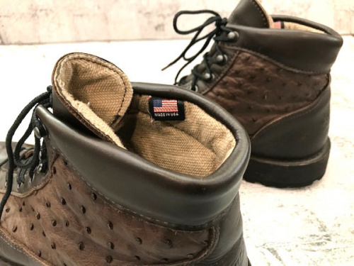 ブーツのオーストリッチブーツ