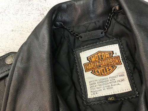 ハーレーダビットソンのライダースジャケット