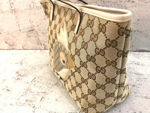 グッチのパパガッロオウムハンドバッグ