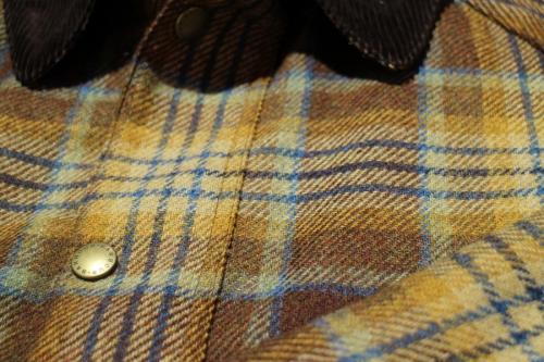 バーブァーのSL BEDALE WOOL CHECK JACKET