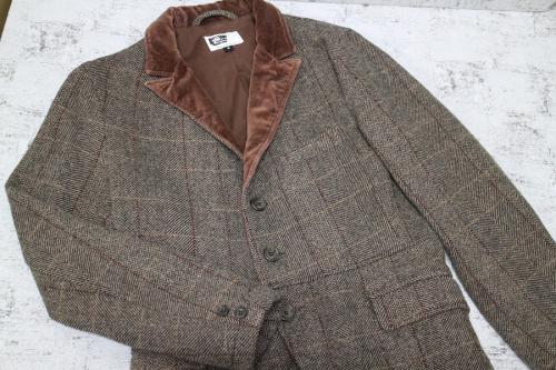 エンジニアードガーメンツのヘリンボーンテーラードジャケット