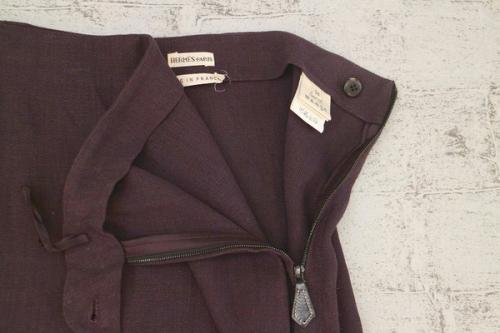 エルメスのリネンスカート