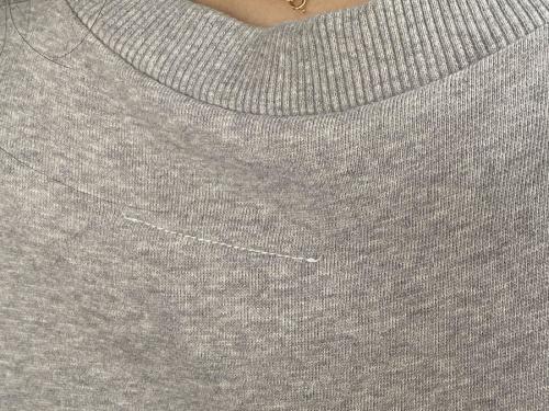 ワンピースのSleeveless sweat shirts dress Pleated