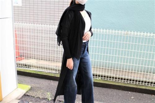 プリーツプリーズのプリーツロングカーディガン