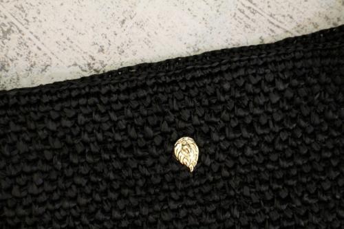 ラファイアショルダーバッグのレディース