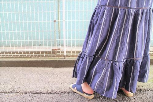 リネン混ワンピースのトレファクスタイル横浜都筑店