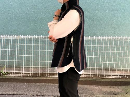 サイドジップウールベストのトレファクスタイル横浜都筑店