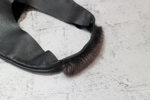 ワンショルダーレザーバッグのレディース