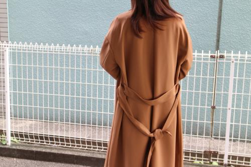 ダブルクロステーラードロングコートのトレファクスタイル横浜都筑店