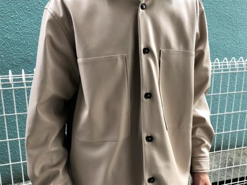 Synthetic leatherシャツのトレファクスタイル横浜都筑店