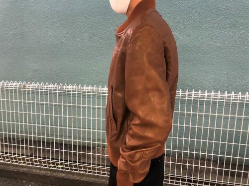 ラムレザーブルゾンのトレファクスタイル横浜都筑店