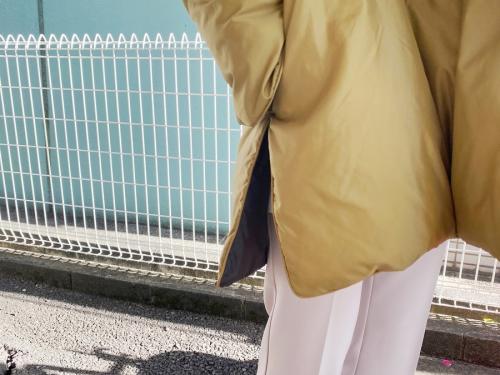 フォーティファイブアールのリバーシブルフーデットダウンジャケット