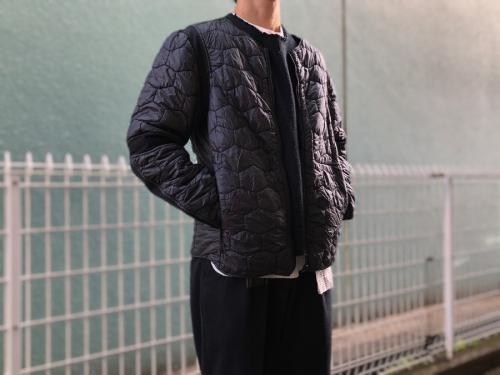 ストーンアイランドのミリタリーレイヤードコート