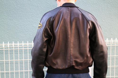 バンソンのレザーブルゾン