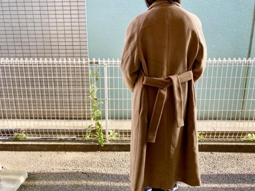 マックスマーラのウールガウンコート