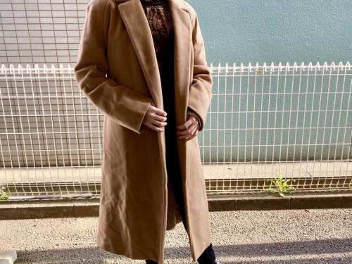 ウールガウンコートのレディース