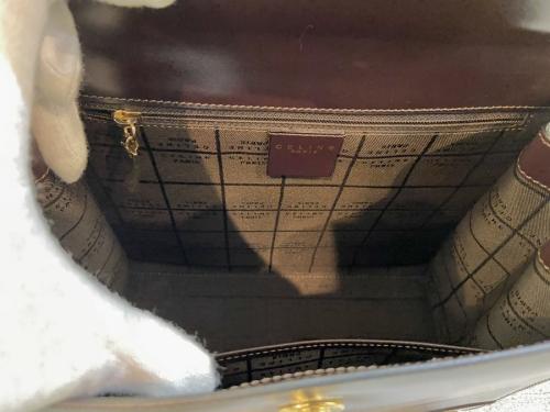 セリーヌの金チェーンヴィンテージショルダーバッグ