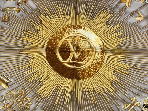 ルイ ヴィトン　の20AW カレ・ヴァンドーム シルクスカーフ