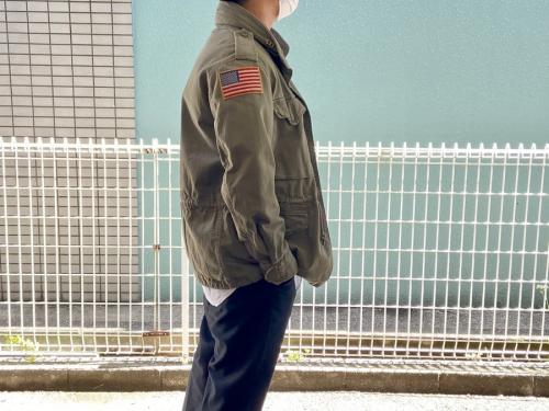 ラルフローレンのワッペン付きＭ65ジャケット