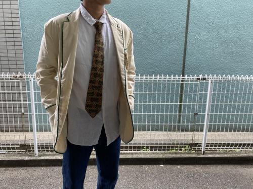 リネンジャケットのアメカジ